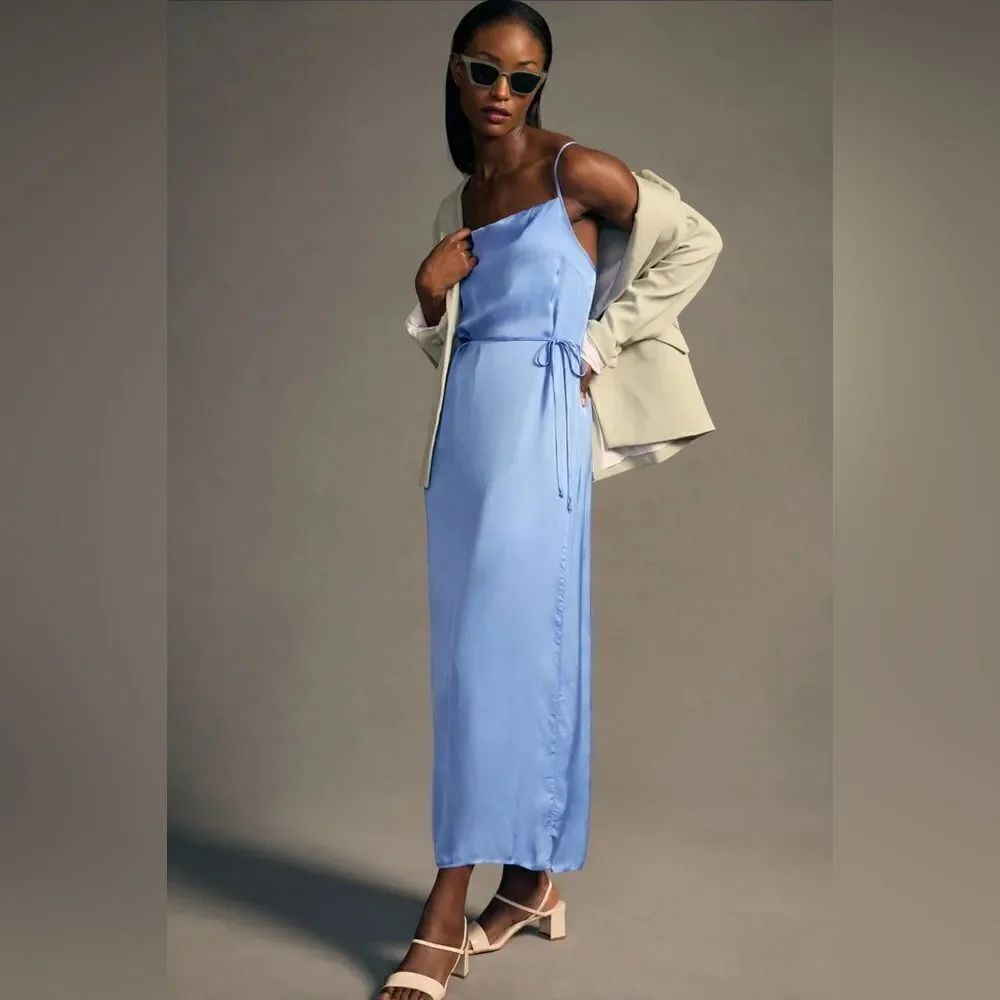 Anthropologie Bella Dahl Cowl Neck Maxi Dress NWT